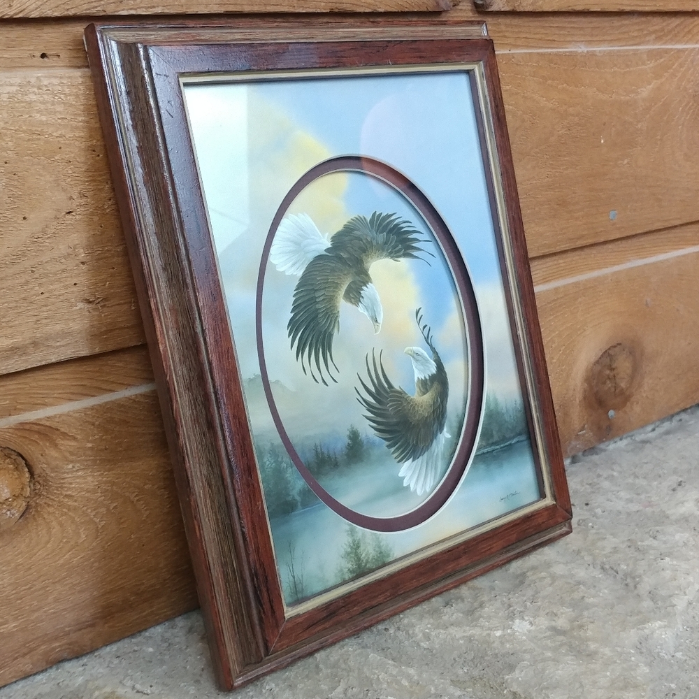 "Waltz on Wings" Print by Martin Framed Matted